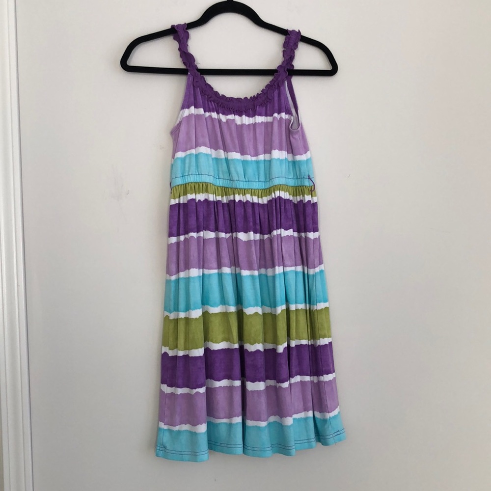 Gymboree striped, ruffle sundress size 12